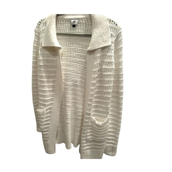 CAbi Sweaters - Cabi Open Stitch Cardigan #6237 Chunky, Oversized Sweater Layer Sz S